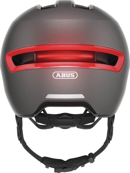 Casque vélo urbain - ABUS HUD-Y TITAN - Gris foncé - taille L