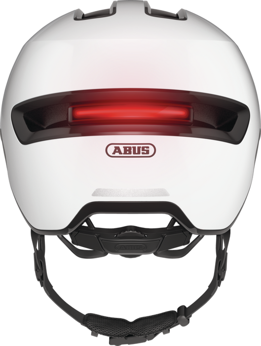 Casque vélo urbain - ABUS HUD-Y ACE SHINY WHITE - taille M