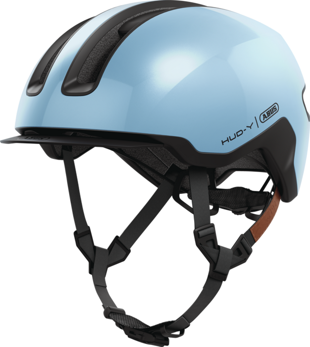 Casque vélo urbain - ABUS HUD-Y ICED BLUE - taille S