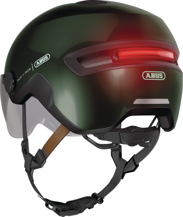 Casque vélo urbain - ABUS HUD-Y ACE MOSS GREEN - taille M