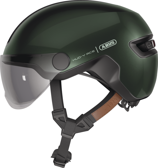 Casque vélo urbain - ABUS HUD-Y ACE MOSS GREEN - taille M