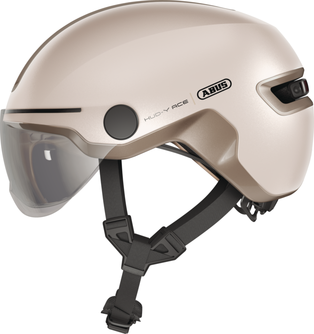 Casque vélo urbain - ABUS HUD-Y ACE CHAMPAGNE GOLD - Taille M