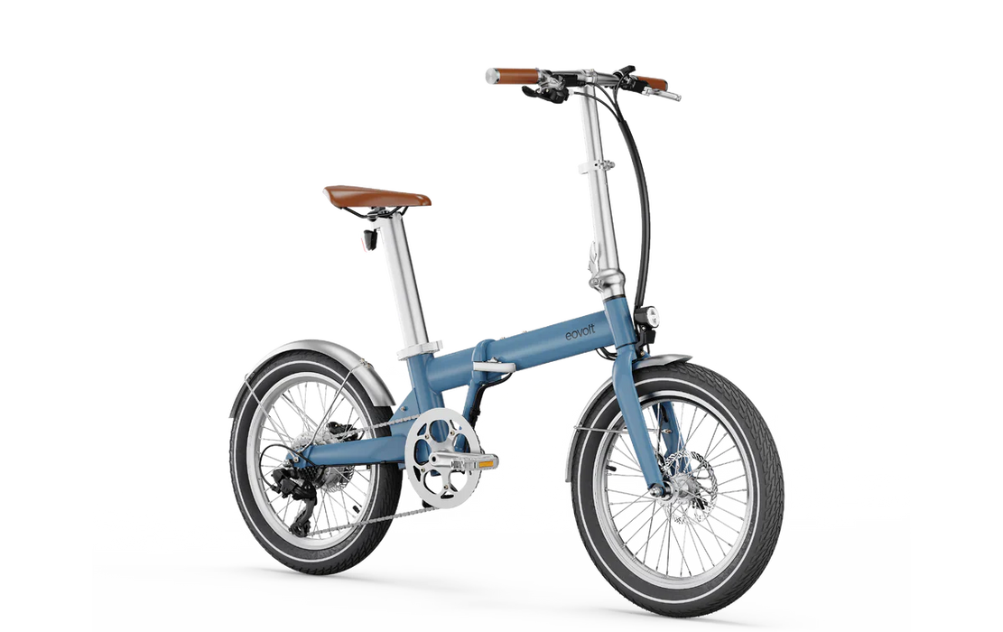 Vélo pliant électrique - Eovolt Afternoon - Edition Vintage - Bleu Satin | Réf : Réf : VN-317922209101690