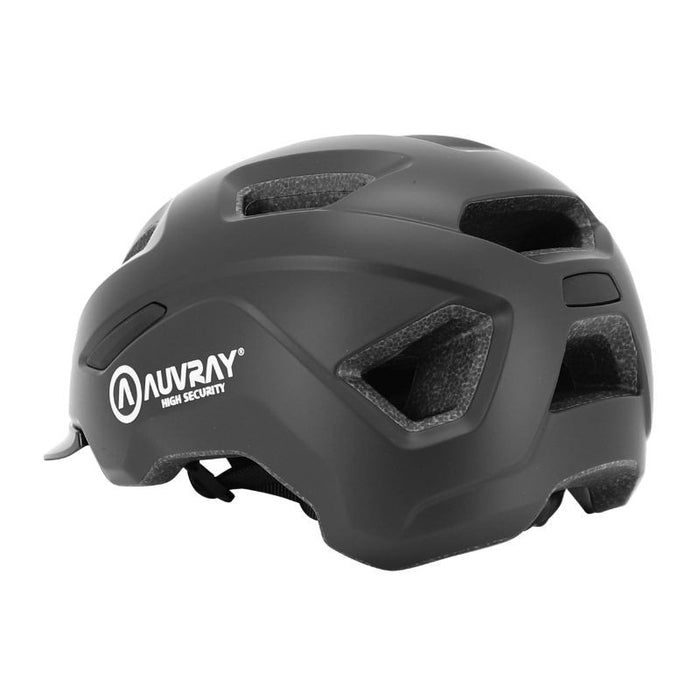 Casque vélo urbain - AUVRAY URBAIN REFLEX NOIR IN-MOLD