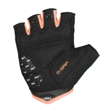 GANTS VELO COURT GIST D-GRIP GEL ETE ORANGE FLUO L (PAIRE SUR CARTE) AVEC VELCRO -5511