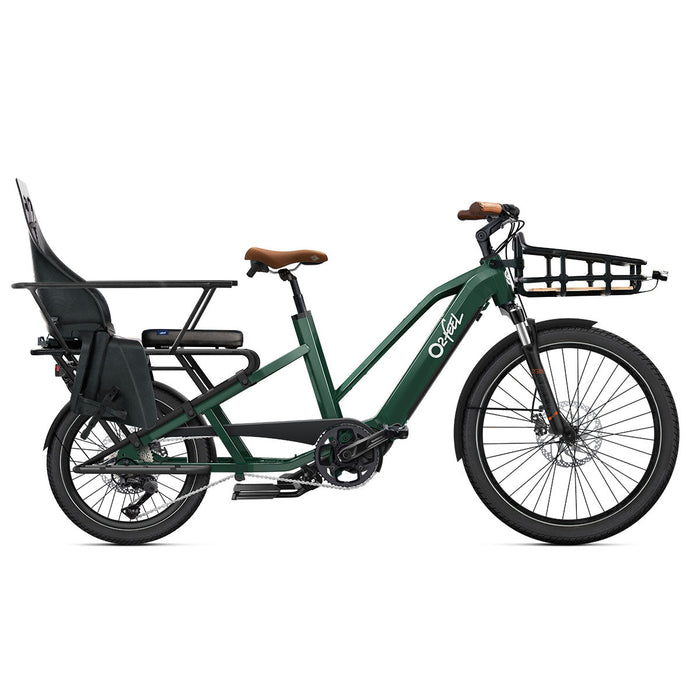 Vélo cargo électrique - O2 Feel Equo Cargo Power 4.2 + Pack Family | Réf : VD-S2311ILTD228