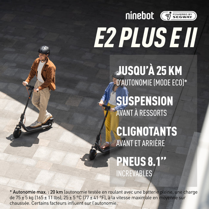 Trottinette électrique - Ninebot E2 Plus E II - 25 km/h