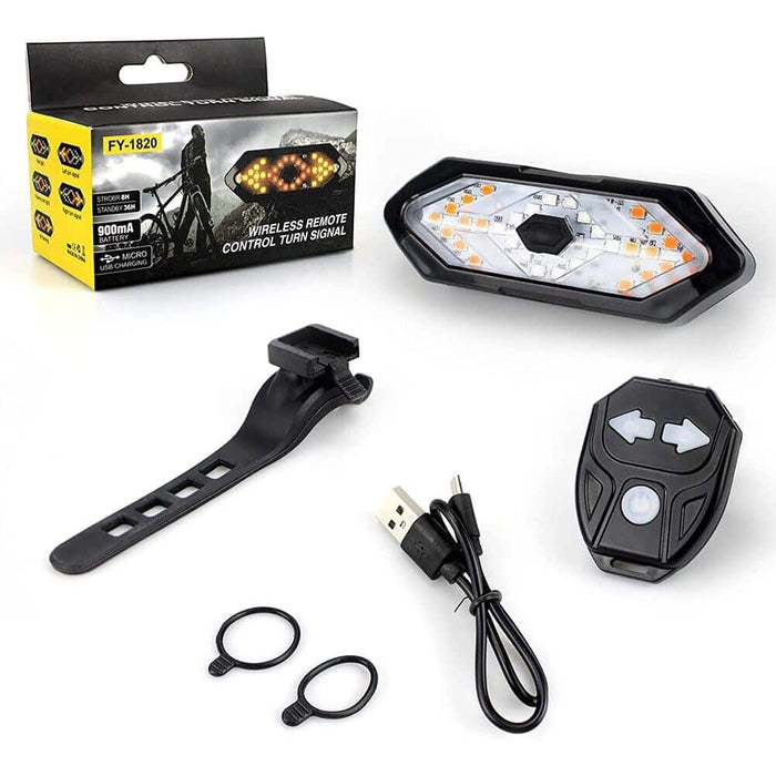 BeWise Wireless remote controle turn signal / Feu arrière de vélo avec son clignotant