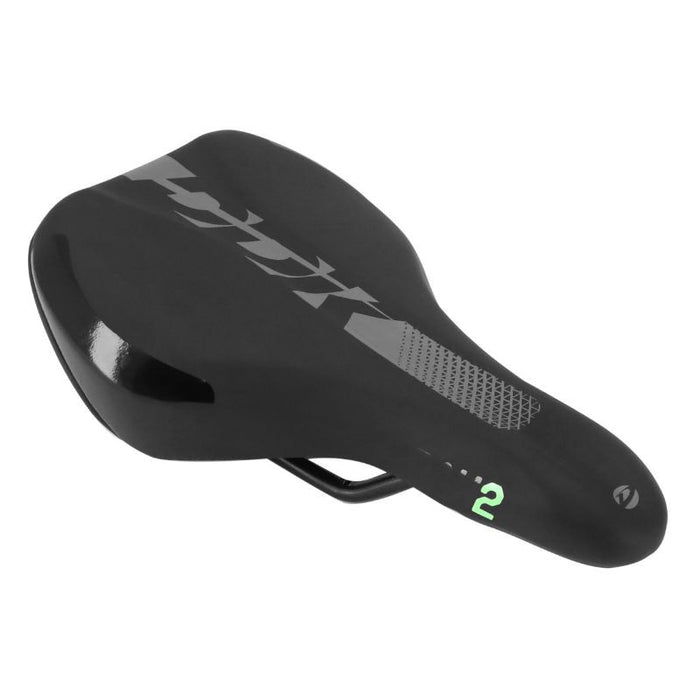 SELLE JUNIOR NEWTON RAW NOIR 230x130mm RAIL ACIER NOIR