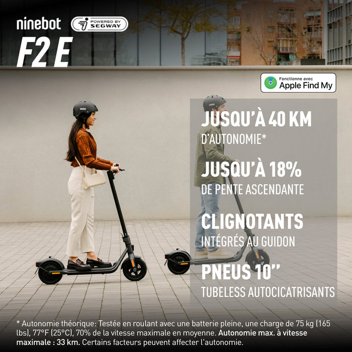 Trottinette électrique - Ninebot F2 E - 25 km/h