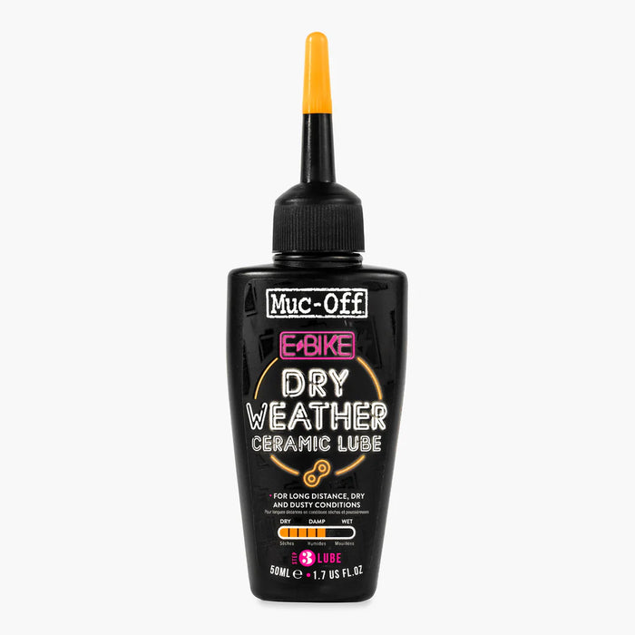 Lubrifiant chaine conditions sèches MUC-OFF Dry Weather Ceramic Lube