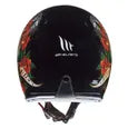 Casque jet MT Helmets Le Mans 2 SV Skull &5 Roses A1