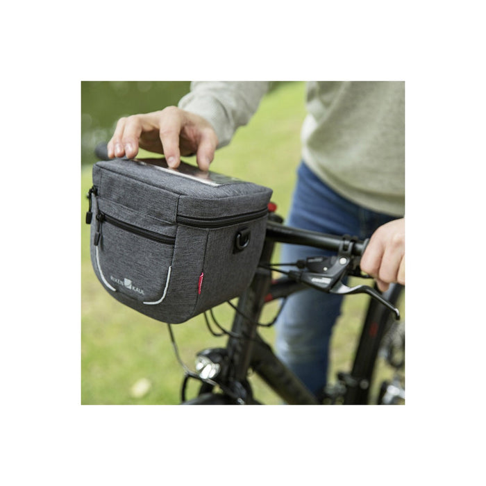 KlickFix Aventour Compact City Sacoche pour cintre avec housse intégré pour smartphone K0272ACC