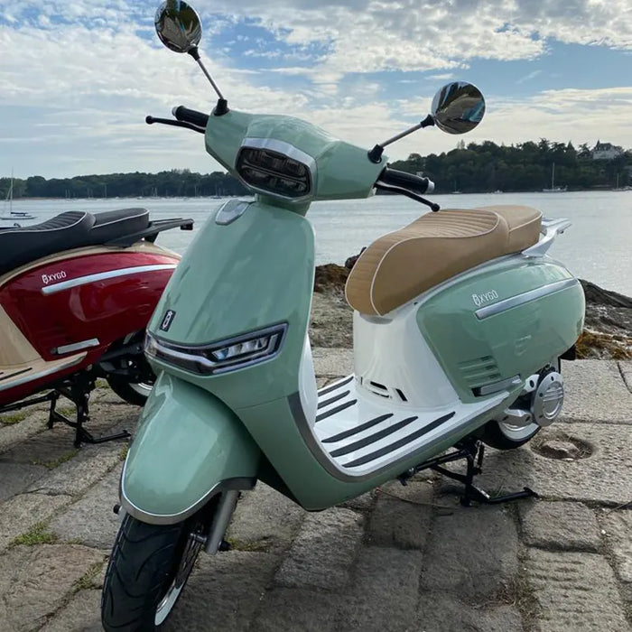 Scooter électrique 125 cm3 - OxyGo WinGo Vert Pastel | Réf : VN-P1000013